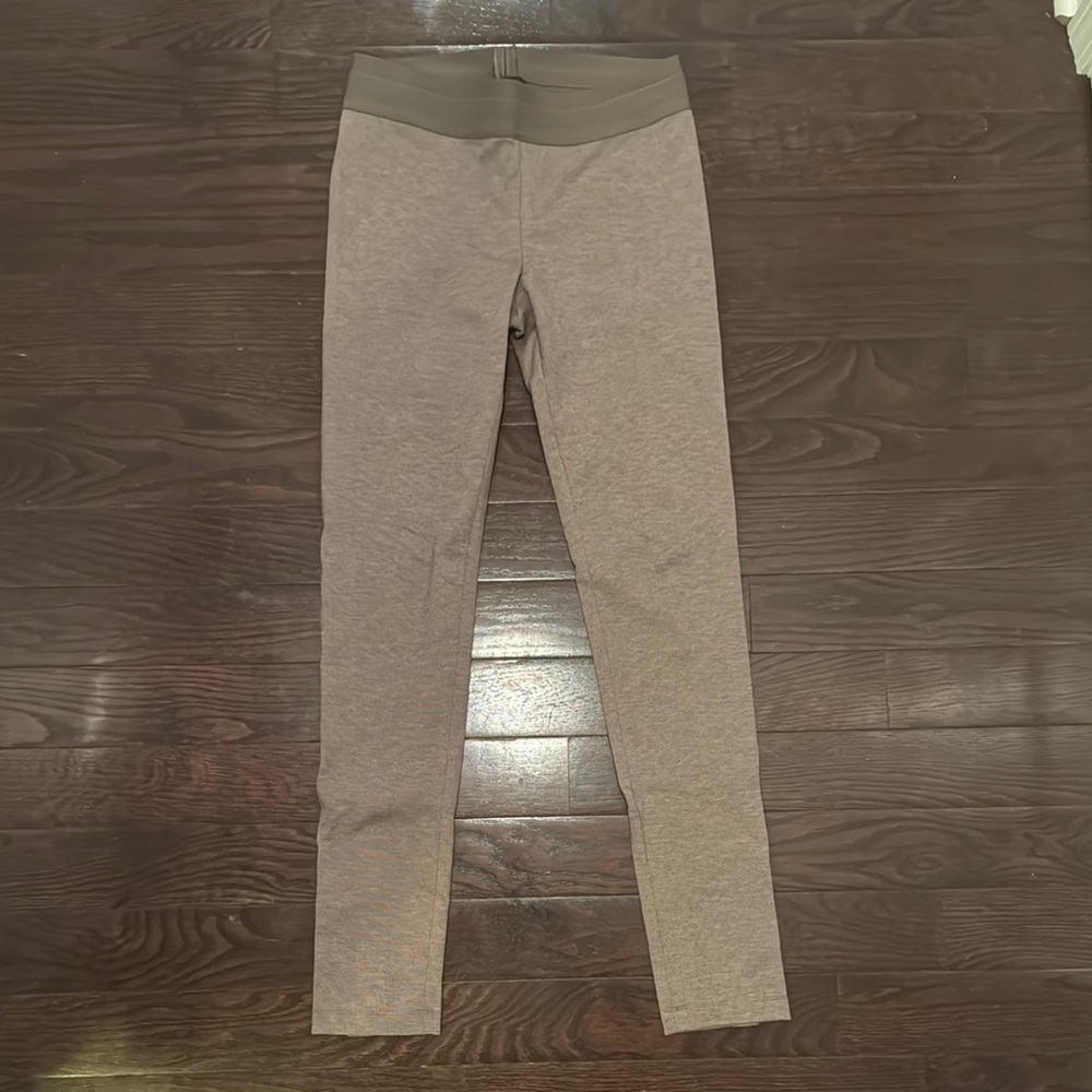 BCBGMaxAzria Tan Leggings Comfortable Knit Elastic Waist